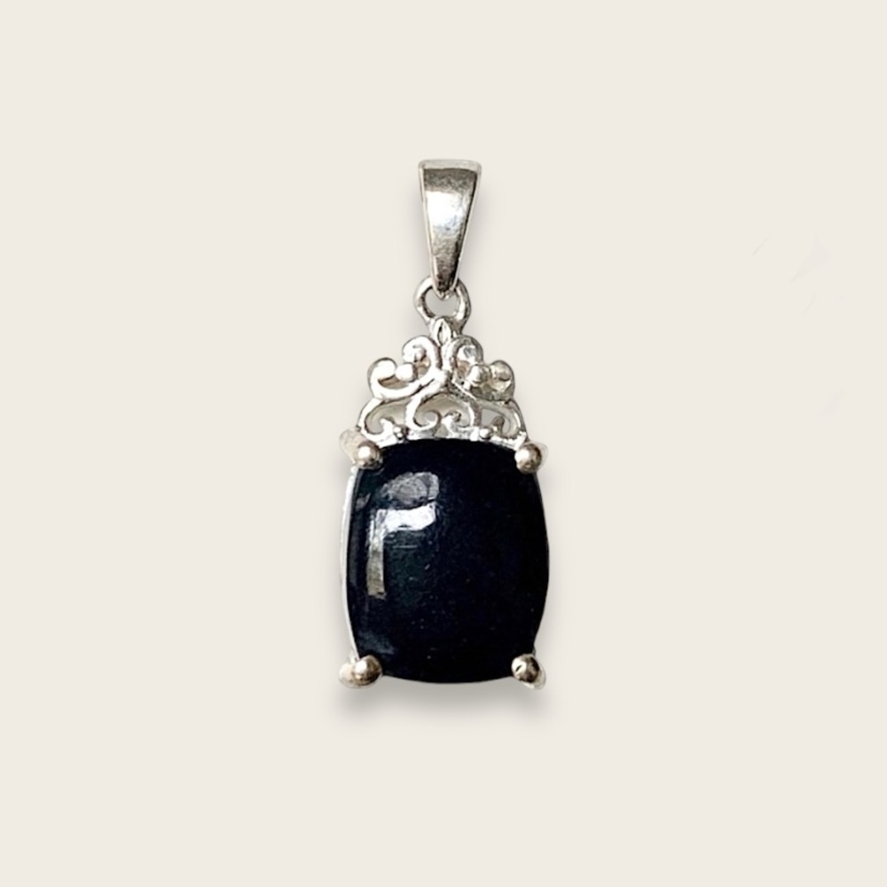 925 Sterling Silver Pendant Oval